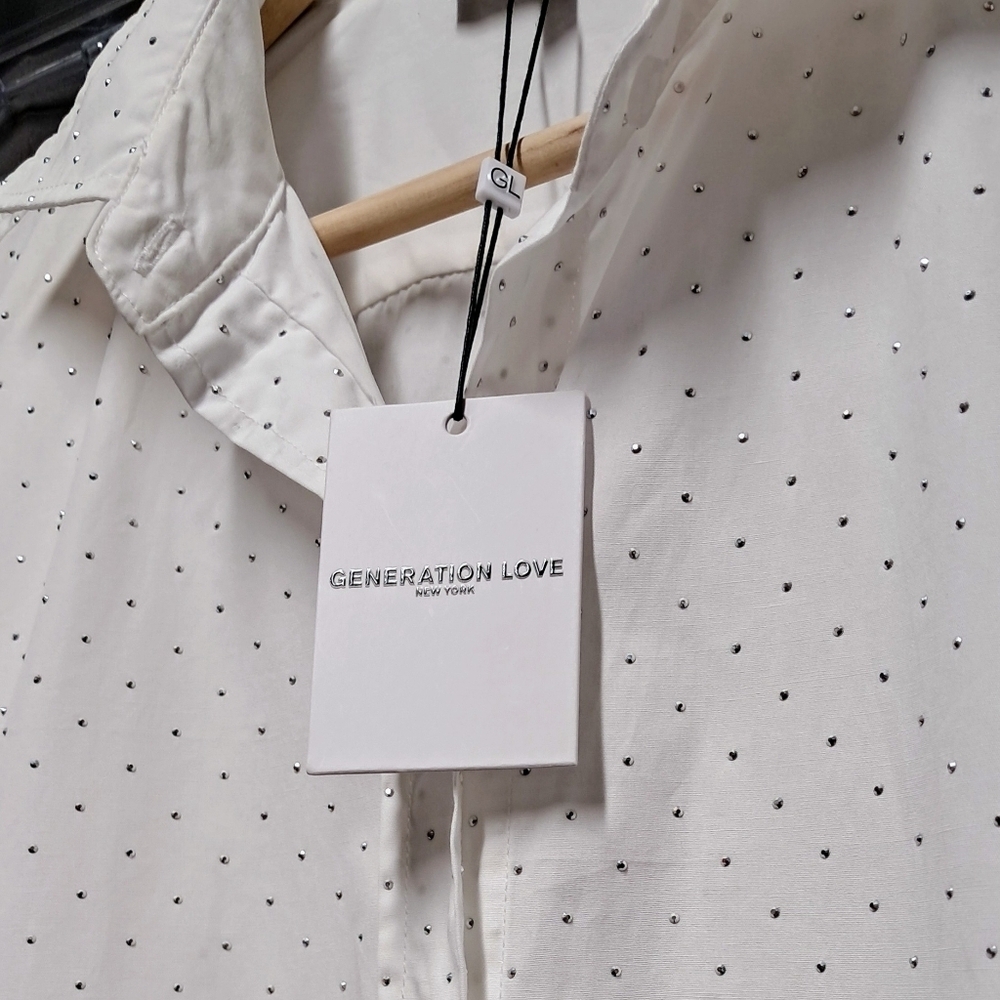 Generation Love Marc Crystal Shirt And Amy Crystal Short Set NWT - Picture 4 of 8